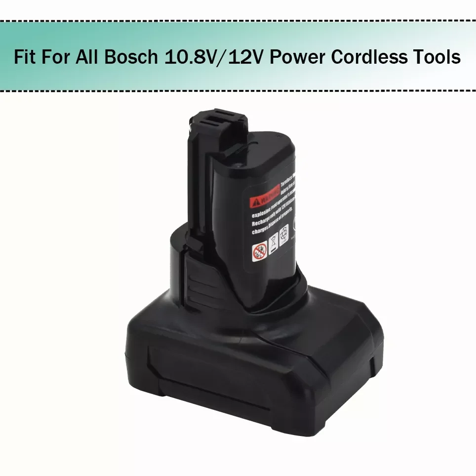 

6.8Ah Replacement for Bosch 10.8V/12V Batttery BAT411 BAT411A BAT412 BAT412A BAT413 BAT413A BAT414 D-70745 2607336013 26073360