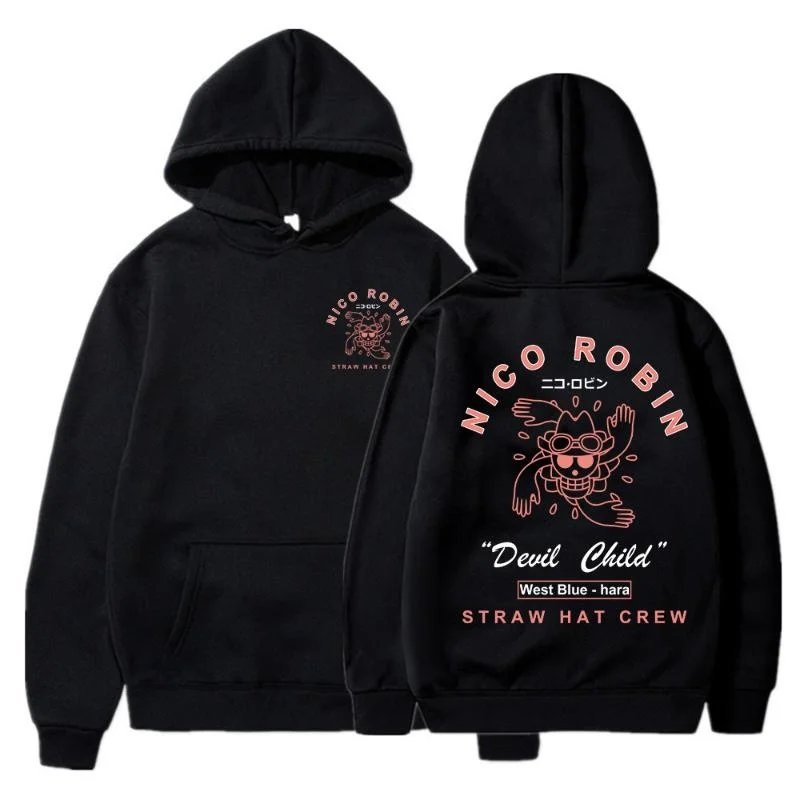 

Аниме One Piece Nico Robin толстовки удобный Топ пуловеры толстовка Felpa Moletom