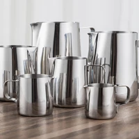 milk jugs stainless steel frothing pitcher pull flower cups coffee milk frother latte art milk foam tool coffeware
