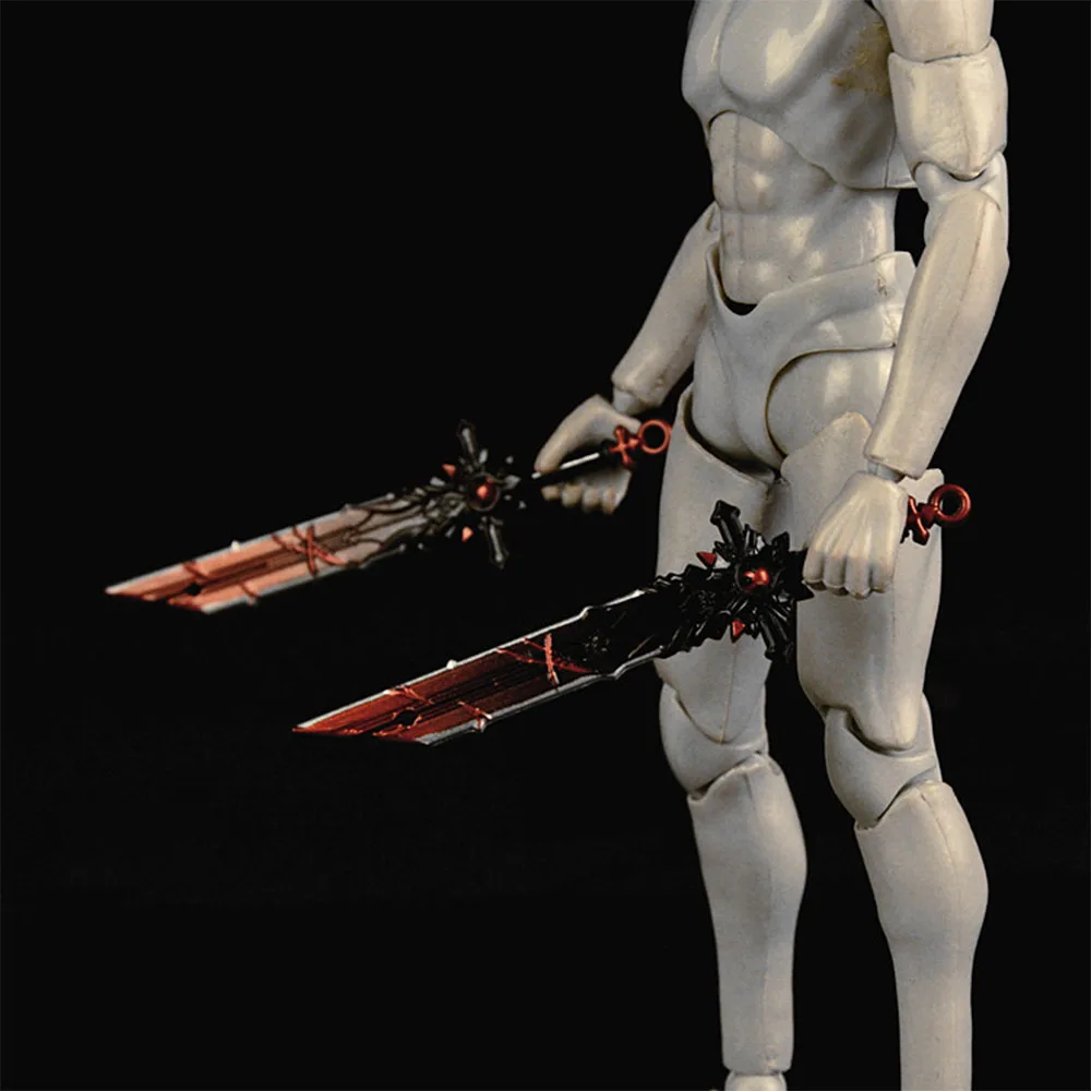 

Масштаб 1/12, солдатское оружие из сплава, 5,3 см, защитный короткий меч, модель, игрушечный аксессуар для 6-дюймовой экшн-фигурки, Игрушечная мо...