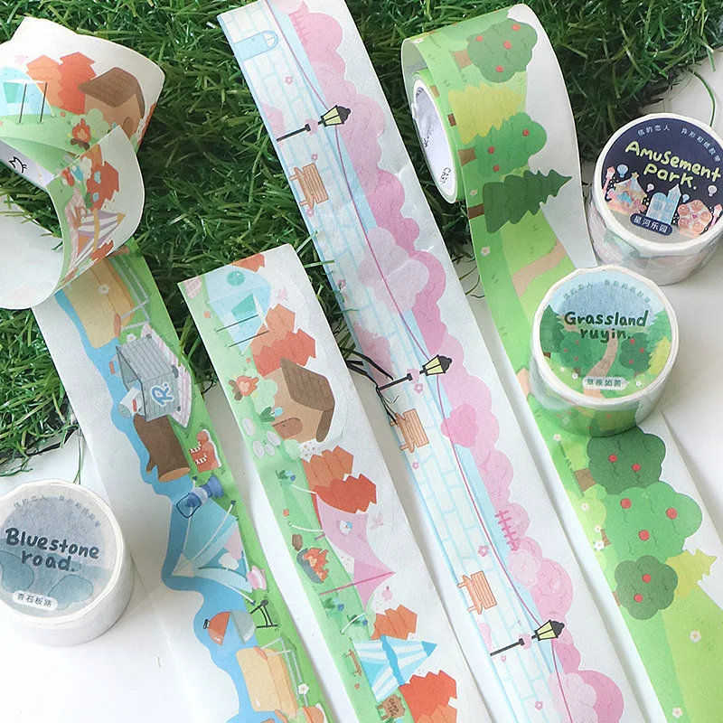 

Going To The Garden Party Series Decorative Adhesive Tape Cute Masking Washi Tape Diy Scrapbook Planners Calendars Gifts Journal