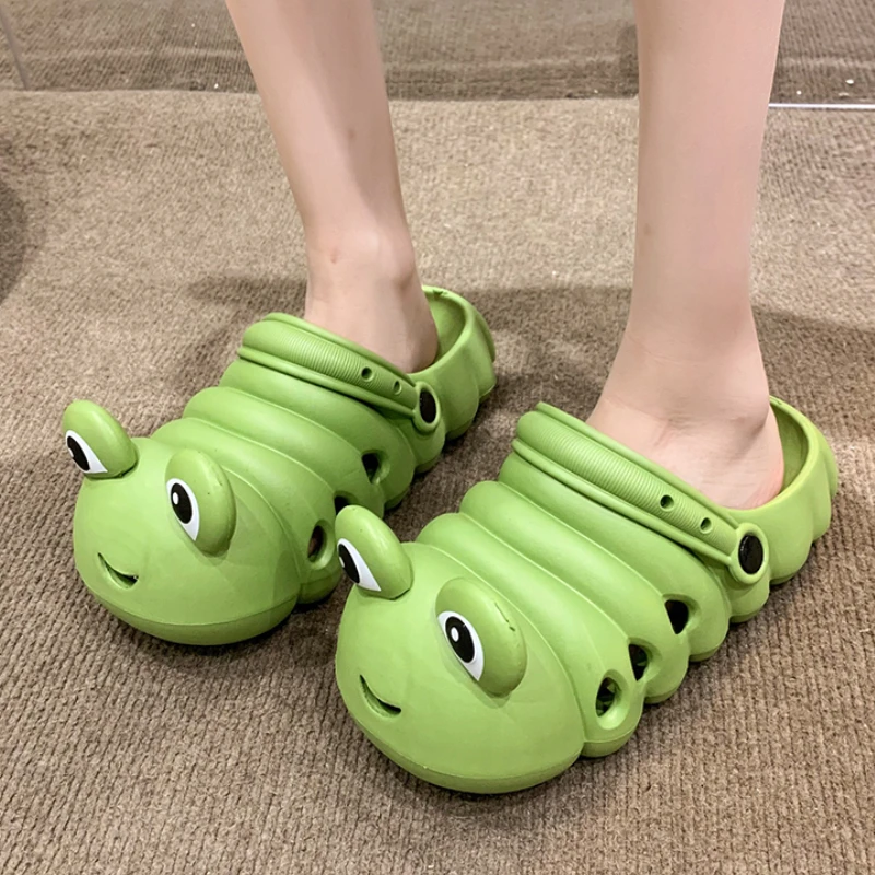 

Туфли женские с закрытым носком, летние комнатные шлепанцы, удобная однотонная обувь, плоская подошва, 2023