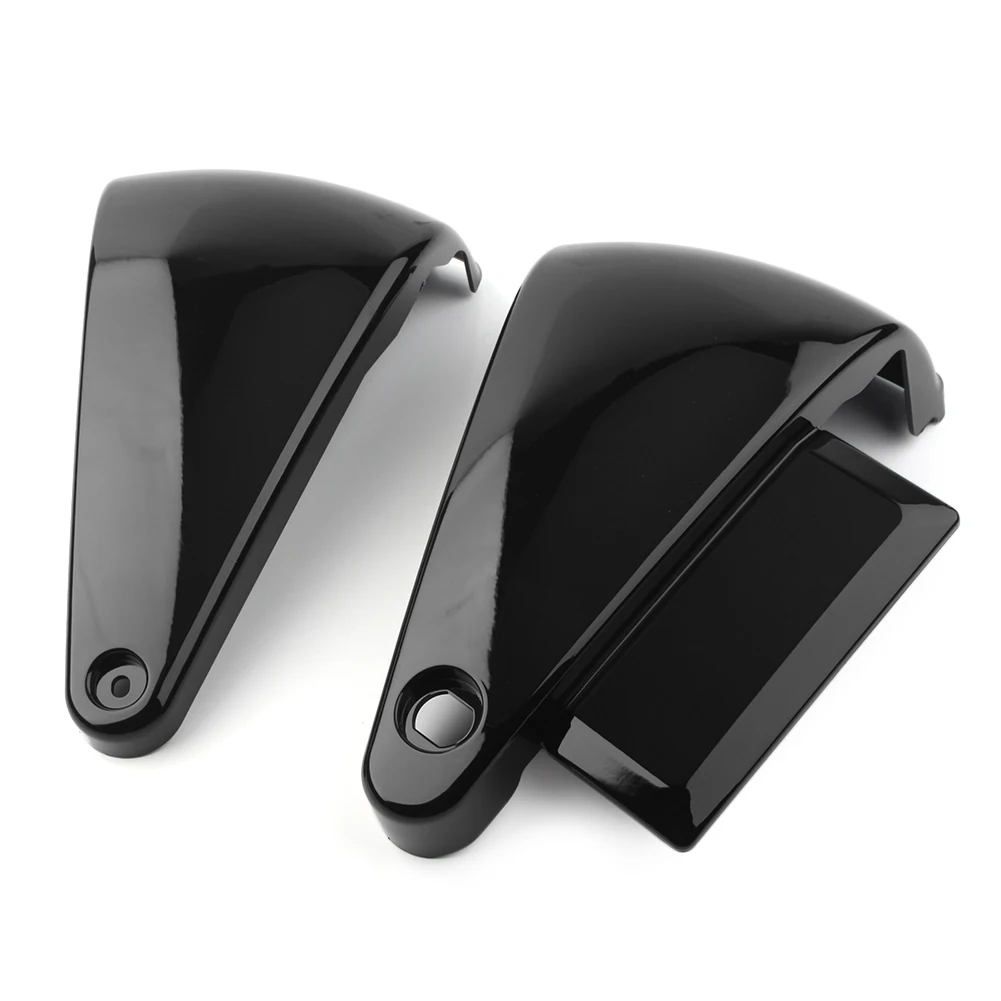 Боковой обтекатель аккумулятора мотоцикла из черного АБС-пластика 2 шт. для Kawasaki