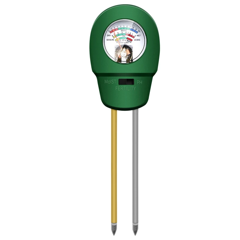 

3 In 1 Soil Fertility Meter Moisture Fertility PH Tester Flower Meter Humidity Acidity Analyzer For Garden Potted Plants