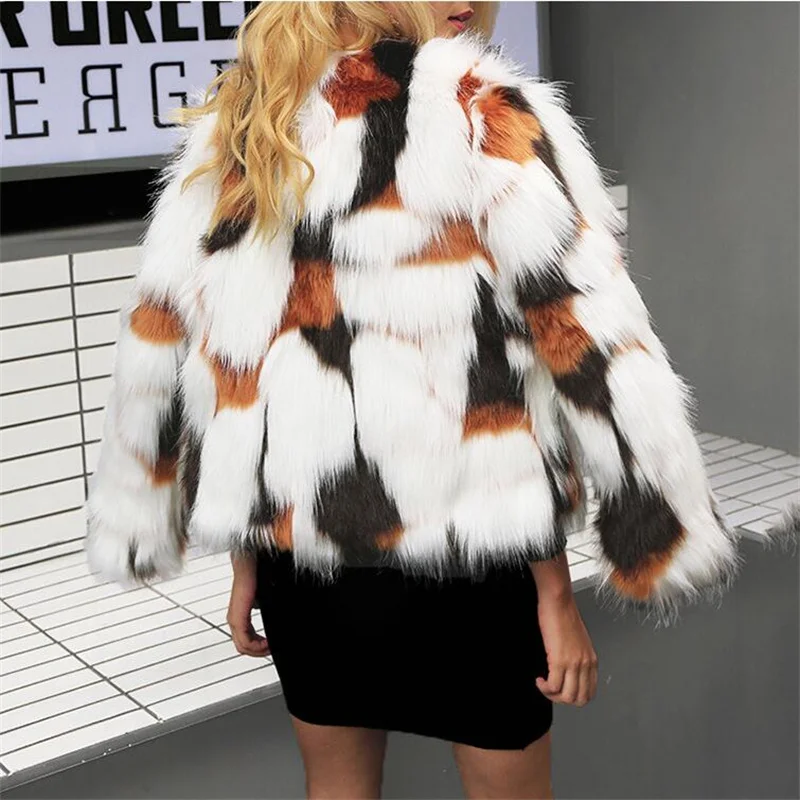 Autumn short faux mink leather jacket womens winter thicken warm fur leather coat women slim jackets jaqueta de couro fashion
