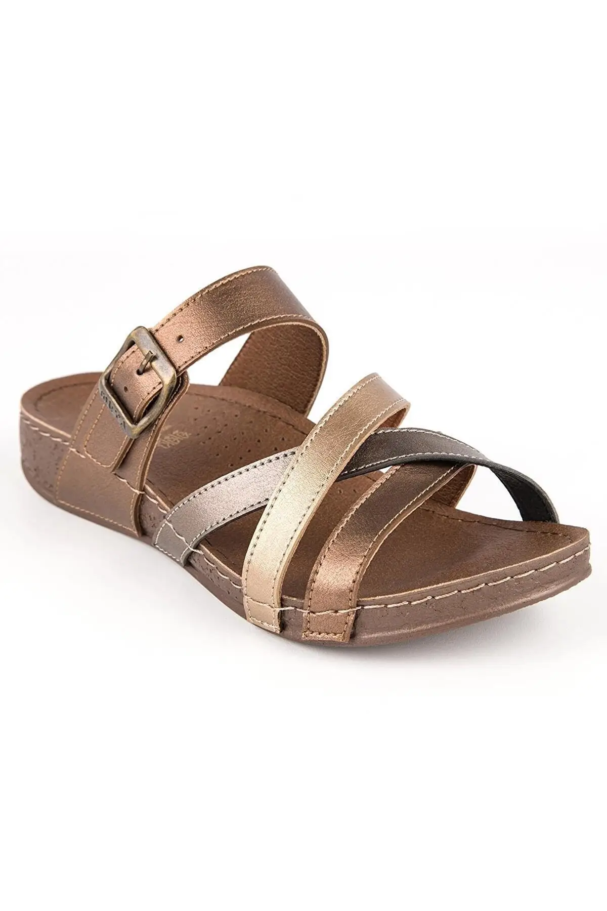 

Women bronze daily slippers 31119