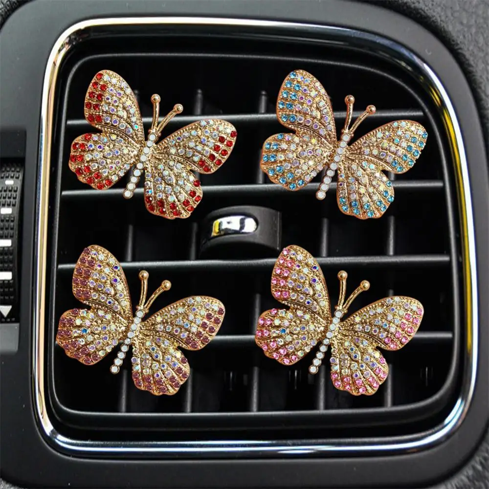 

Car Air Outlet Durable. Fashion Car Air Outlet Clip Universal Water Butterfly Car Aromatherapy Clip Car Styling