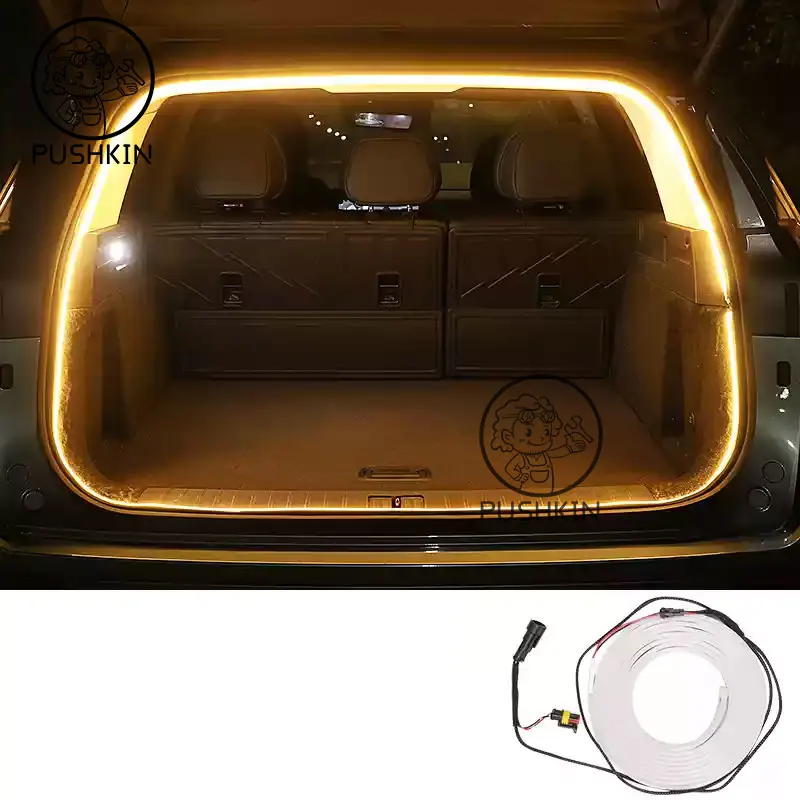 

For JAECOO J8 J9 2024 2025 2026 Rear Trunk LED Light Bar Strips Trunk Decorative Lamp Strip Automatic Light Accessories