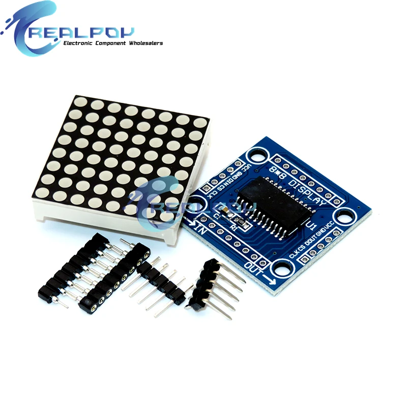 Фото MAX7219 Матричный модуль Модуль микроконтроллера Готовый модуль дисплея для Arduino №4