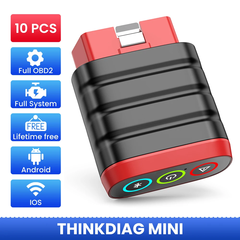 THINKCAR 10 шт. Thinkdiag Мини OBD2 сканер считыватель кодов Автомобильные диагностические