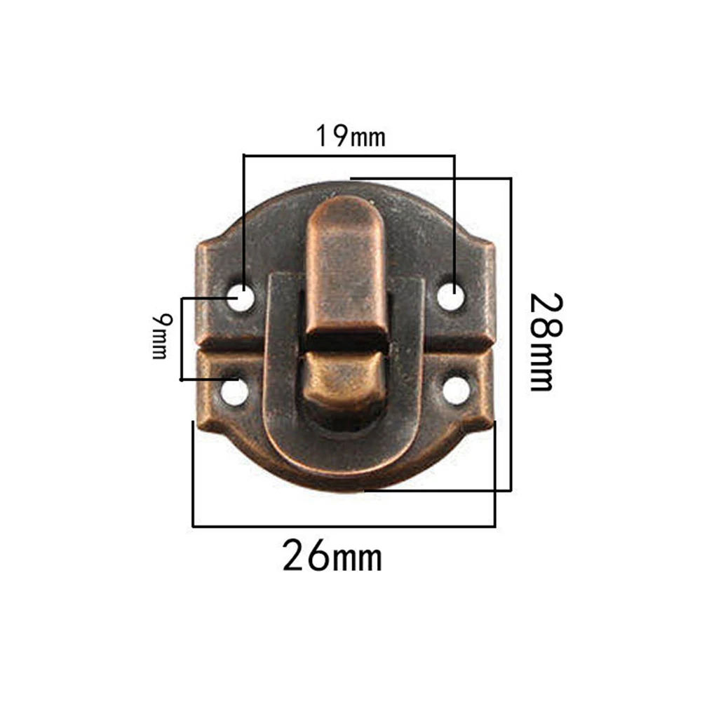5/12 шт. застежки для шкатулок с винтами
