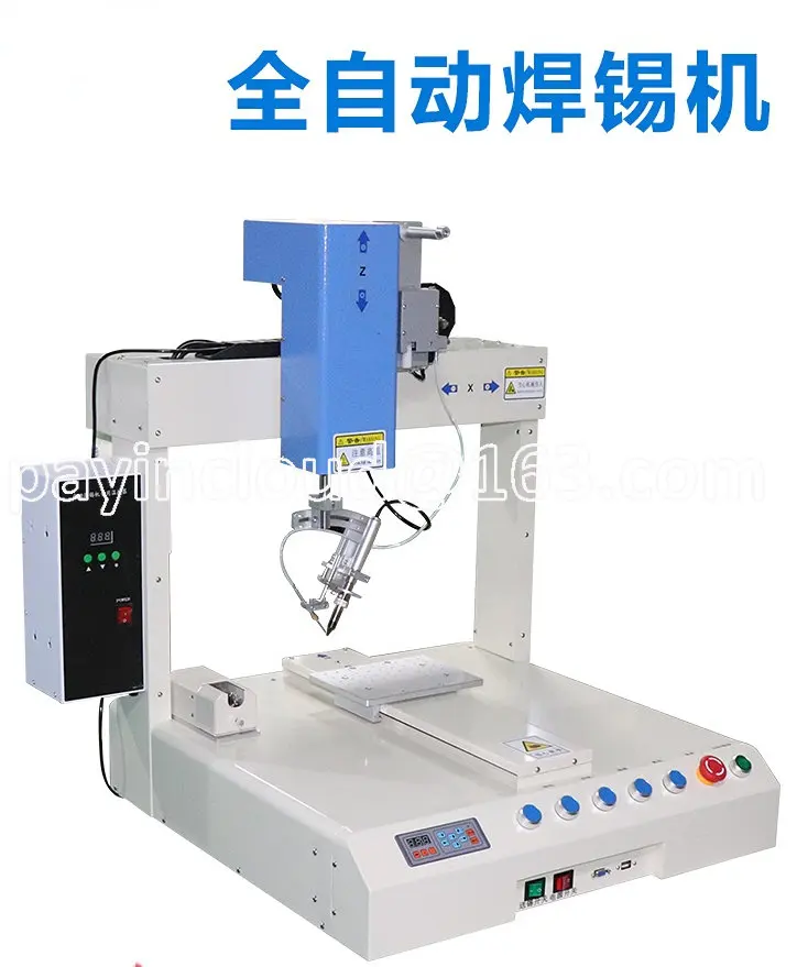 

Full Automatic Soldering Machine Single and Double Station Trailing Solder PCB Welding Machine