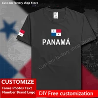 panama cotton tshirt custom jersey fans name number brand logo high street fashion hip hop loose casual t shirt flag pan mestizo