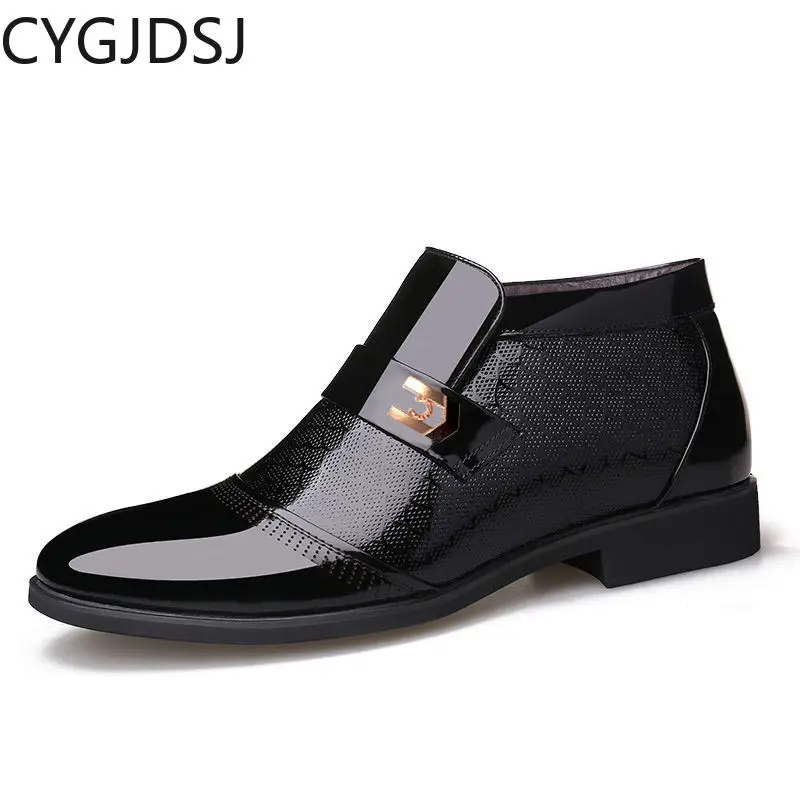 

Winter Shoes Men Snow Boots Casuales Snow Boots Men Stivali Business Suit Werkschoenen Ankle Boots Patent Leather Casual Shoes