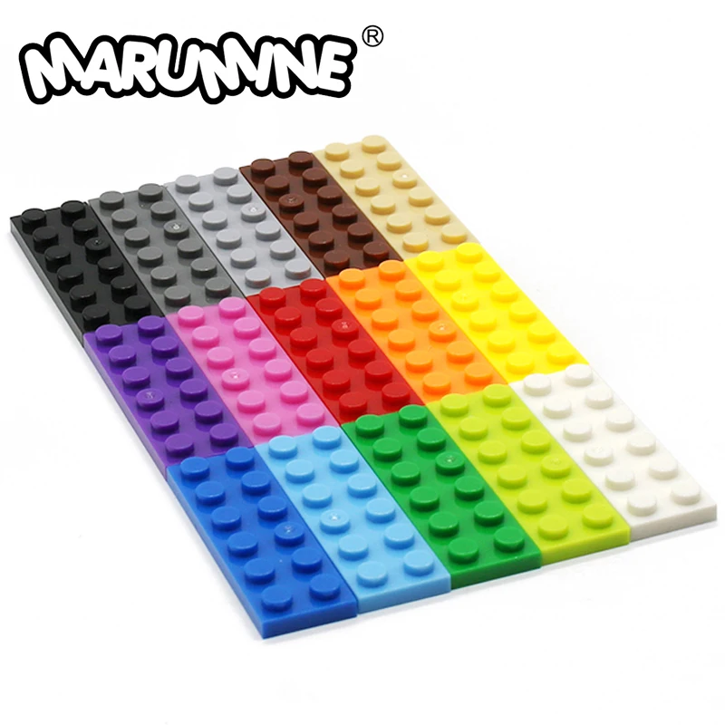 Основание Marumine 2x6 точек, 30 шт., «сделай сам», строительные блоки, игрушки, аксессуары 3795, создайте кубики, MOC часть, совместимы со всеми основными брендами