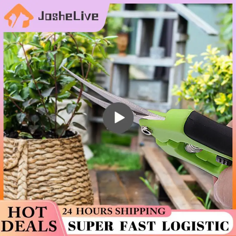 

High-quality Stainless Steel Gardens Sharp Heat Treatment Process Fruit Branch Scissors Comfortable To Cut Pruning Scissors