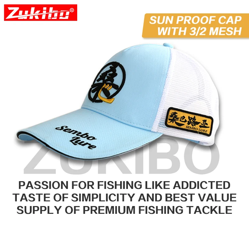 ZUKIBO Бейсбольная кепка для рыбалки Кепка спорта на открытом воздухе Шапки пешего