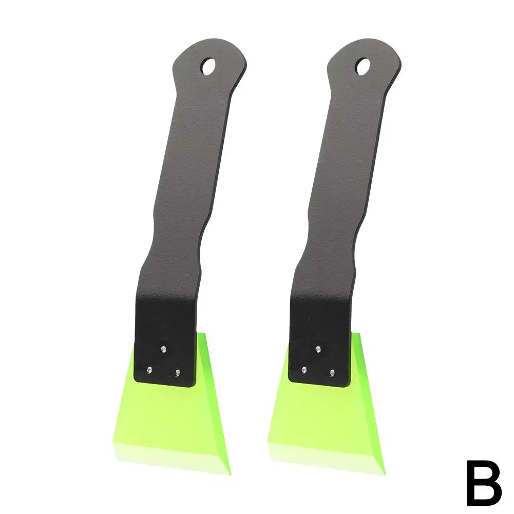 1/2 шт. мягкий резиновый скребок с металлической ручкой ракель для упаковки