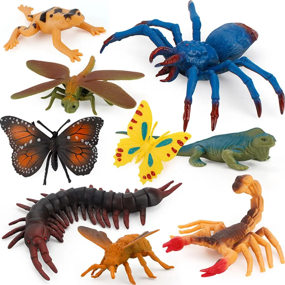 

Educational Toys Pranky Props Scorpion Spider Figurine Butterfly Dragonfly Plant Early Learning Lifelike Insects Model