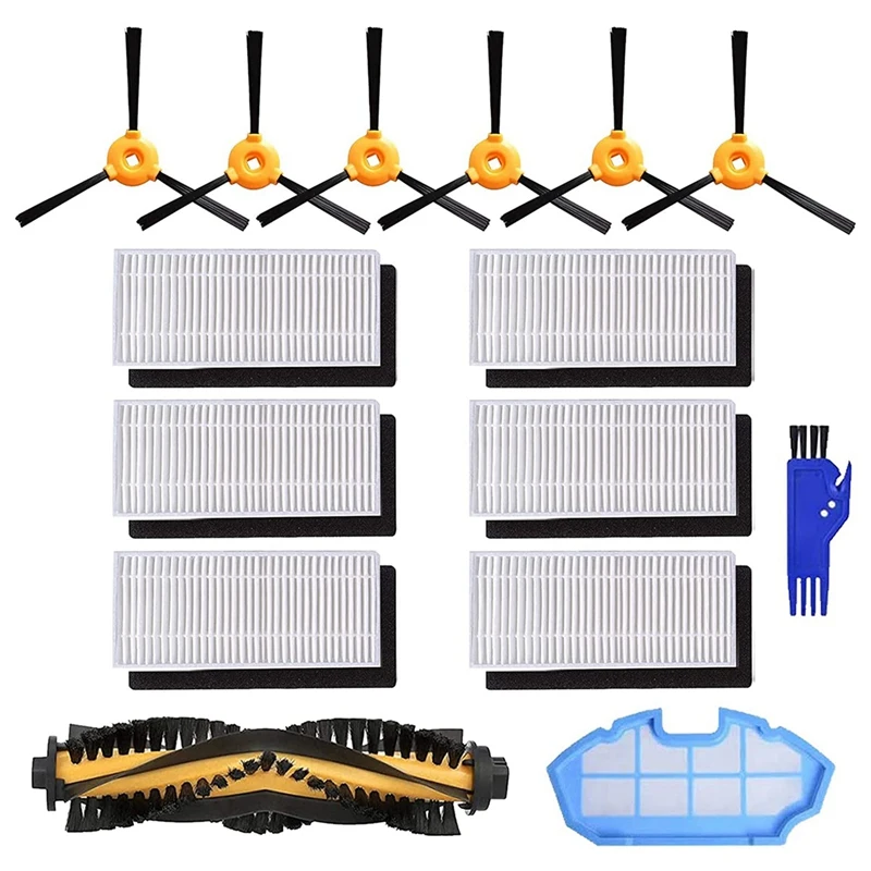 

Filter Brush Replacement Parts Accessory Set for Ecovacs Deebot Ozmo N79 Ozmo N79S Vacuum Cleaner Robot