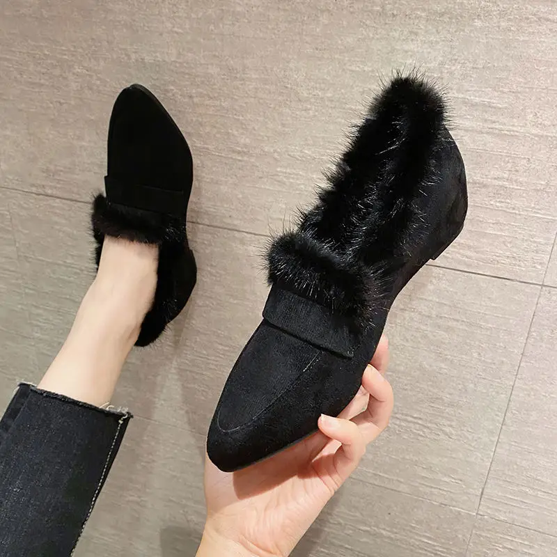 

Европейская станция с высокой подошвой, женская одежда, теплая и пушистая обувь Tsutsu на осень и зиму