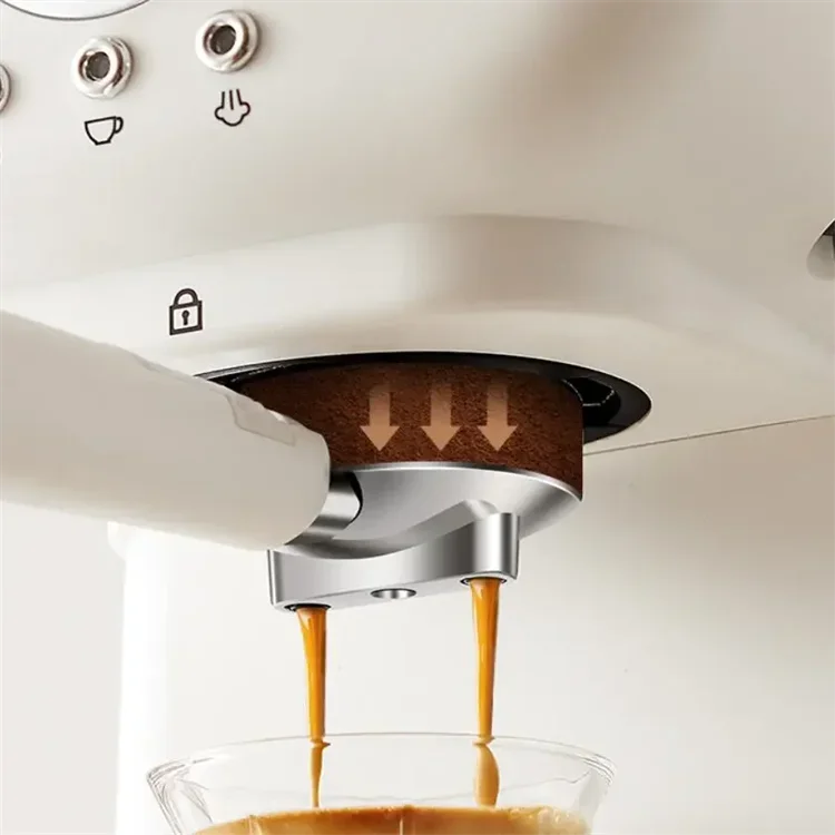 Полуавтоматическая кофеварка домашняя кофемашина для эспрессо мехаси 2033