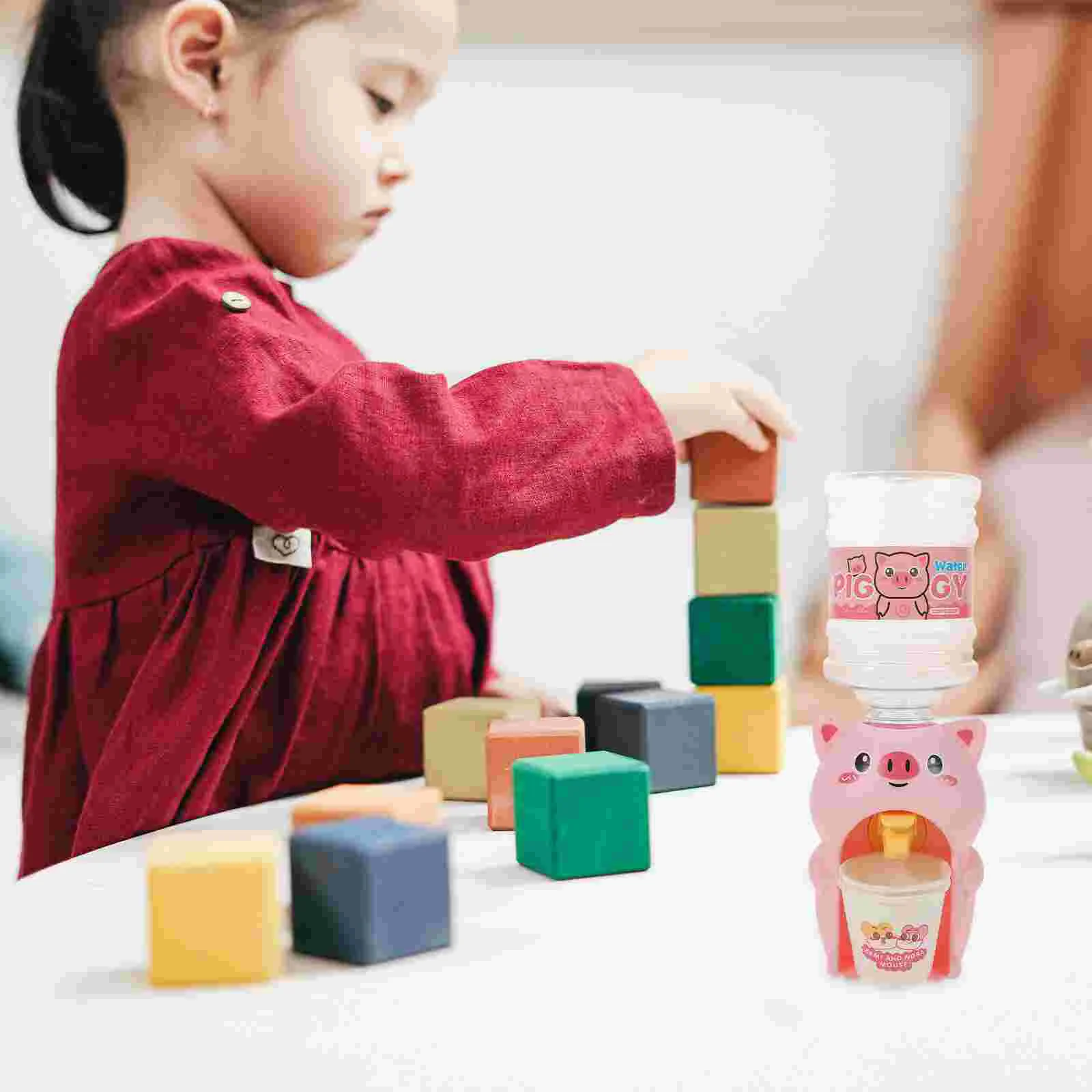 Розовый диспенсер для фонтанчиков с питьевой водой игрушка детские игрушки