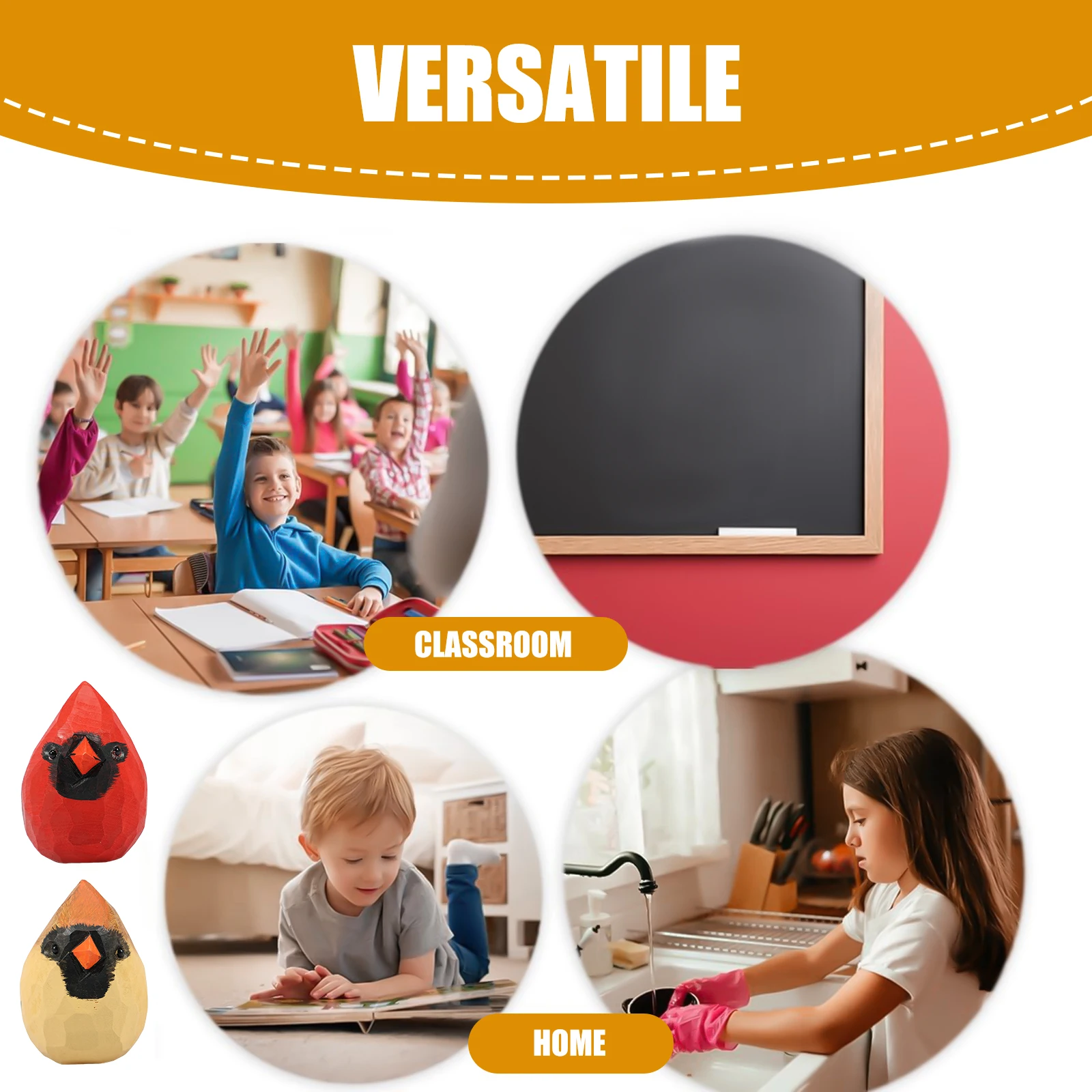 Статуэтки птиц из дерева