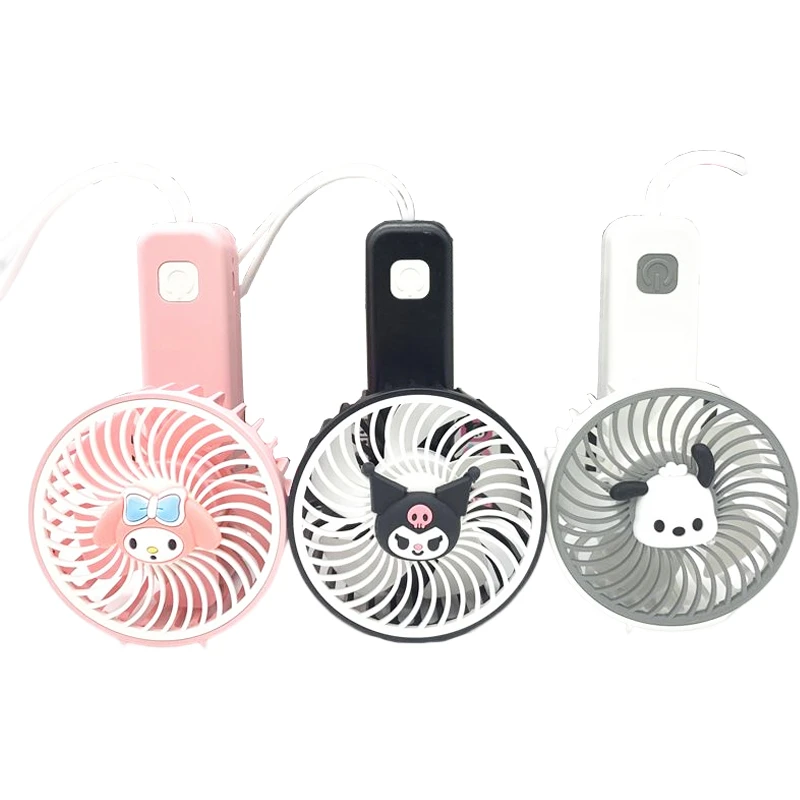 

Новинка Sanrio MyMelody Kuromi почтовый вентилятор Kawaii Мультфильм Аниме Ручной USB зарядка маленький веер Девочка Сердце портативный веер подарок