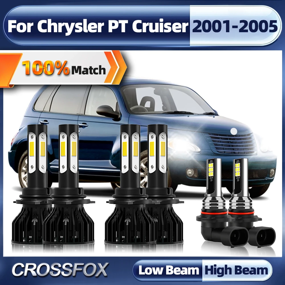 

Canbus LED Light Bulbs 60000LM 360W Car Headlight 9005 HB3 9006 HB4 Fog Light For Chrysler PT Cruiser 2001 2002 2003 2004 2005
