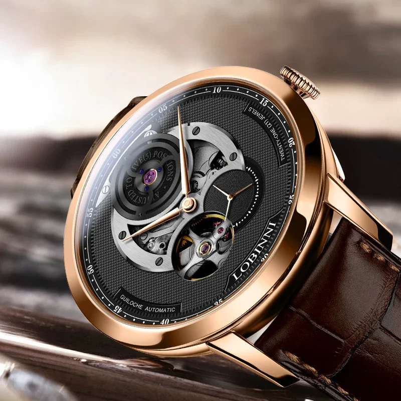 Фото LOBINNI L16020 Мужские механические часы 41 мм Япония Miyota 82S5 Автоматический механизм с сапфировым стеклом Водонепроницаемые мужские наручные часы 50 м №1