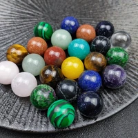 reiki natural stones non porous ball 16mm beads set divination fortune telling ornaments healing meditation accessories diy gift