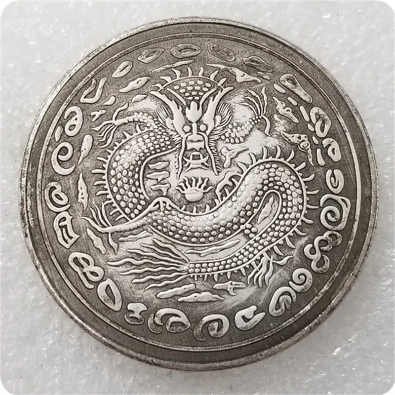 

39MM Chinese Ancient Coin Silver Coins Home Decoration Coin Christmas Gifts#0314