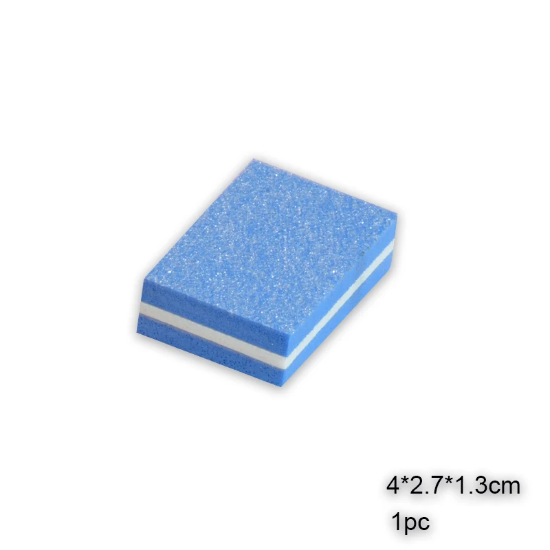 

1/10pcs lot Double-sided Mini Nail File Blocks Colorful Sponge Nail Polish Sanding Buffer Strips Polishing Manicure Tools