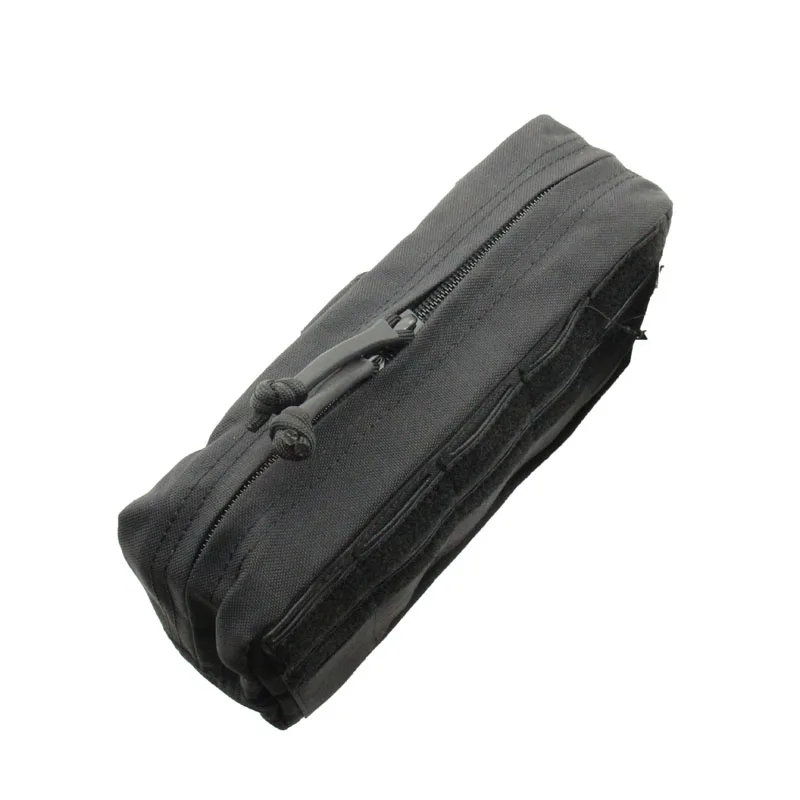 Tactical Vest 500D Cordura Fabric Waist Side Accessory Bag Transverse Tool Sundry Bag Storage YKK Zipper