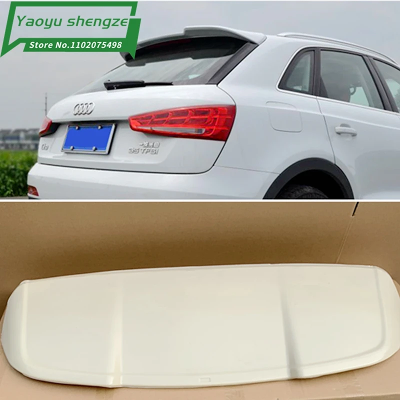 

for Audi Q3 high quality ABS material car rear wing primer color Q3 hatchback spoiler for Audi Q3 spoiler 2013-2017
