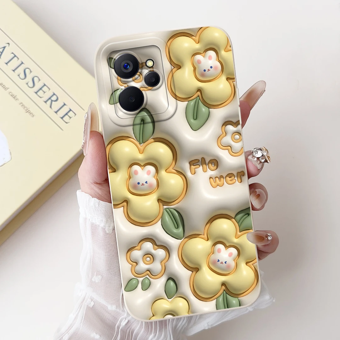 For Realme 10T Case Realme10 5G RMX3663 Stylish Candy Painted Cover Soft TPU Phone 10 Realme10T Fundas Bumper