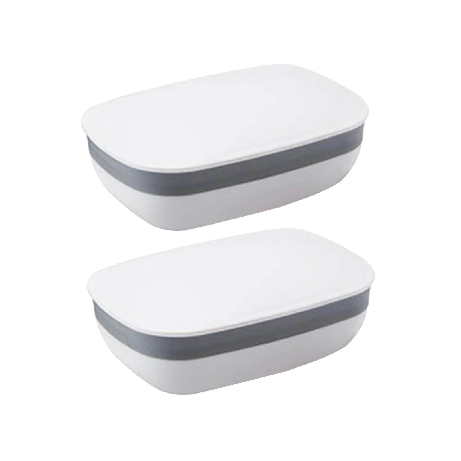 

2 шт./компл. коробка с крышкой для отдыха на открытом воздухе кемпинга портативный герметичный домашний держатель для хранения в ванной мног...