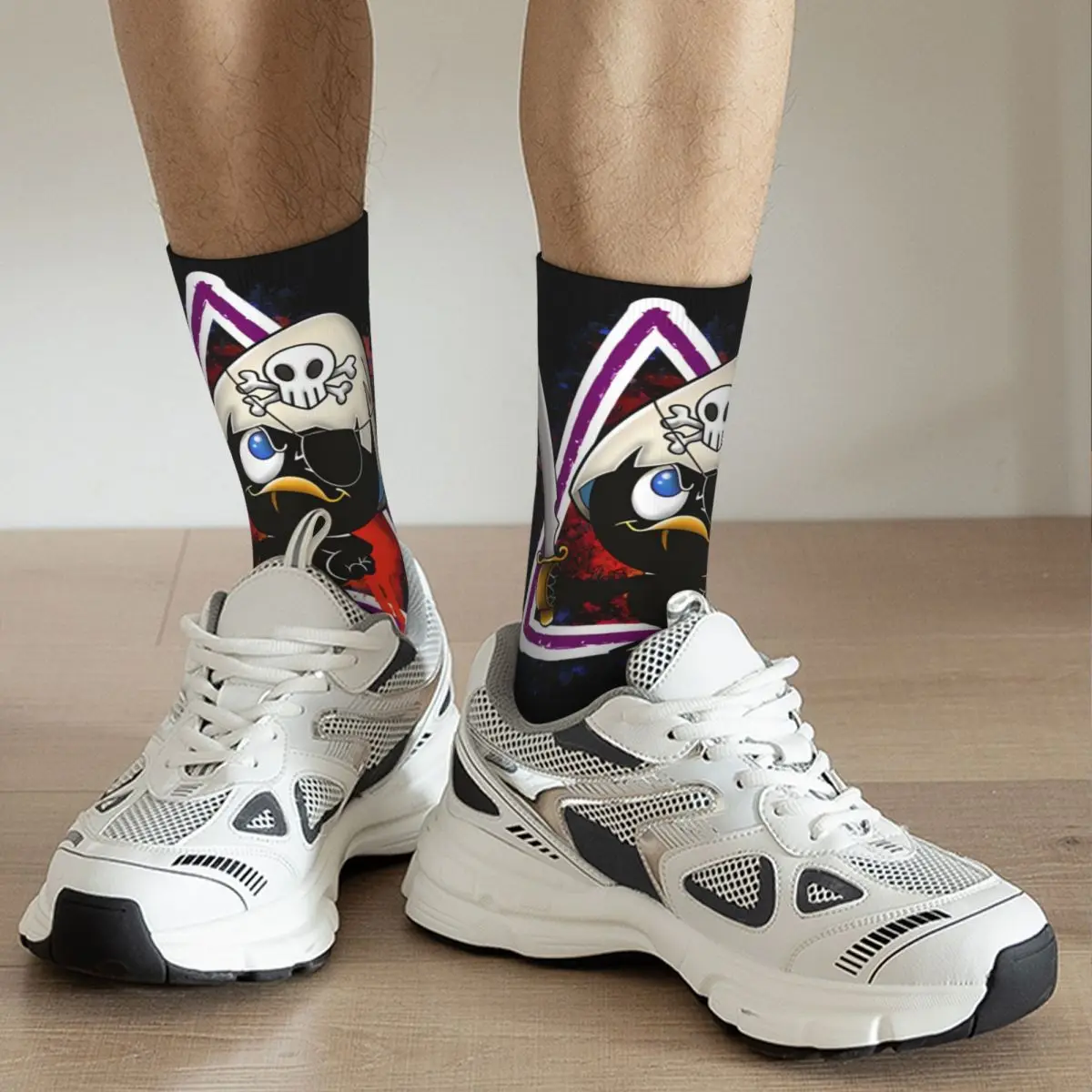 Носки мужские компрессионные в стиле Харадзюку забавные веселые уличном с