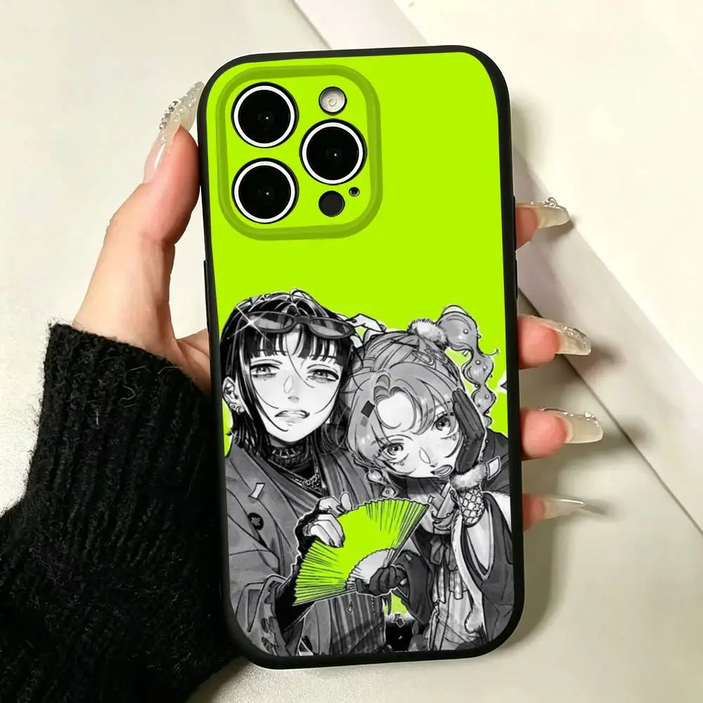 Фото Чехол для телефона Aya Oosawa Koga Mitsuki для iPhone 17, 16, 15, 14, 13, 12, 11 Pro Max, 17 Air, 16E, XR, 7, 8 Plus, SE2, черный №4