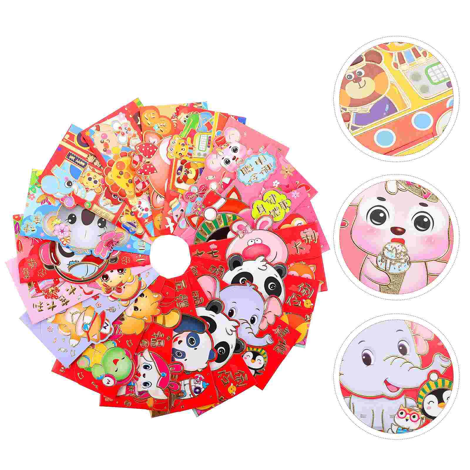 

Red Money Year Envelope Packet Envelopes Rabbit New Chinese Pocket Lucky Bao Hongthe Cash China Spring Festival Packets Zodiac