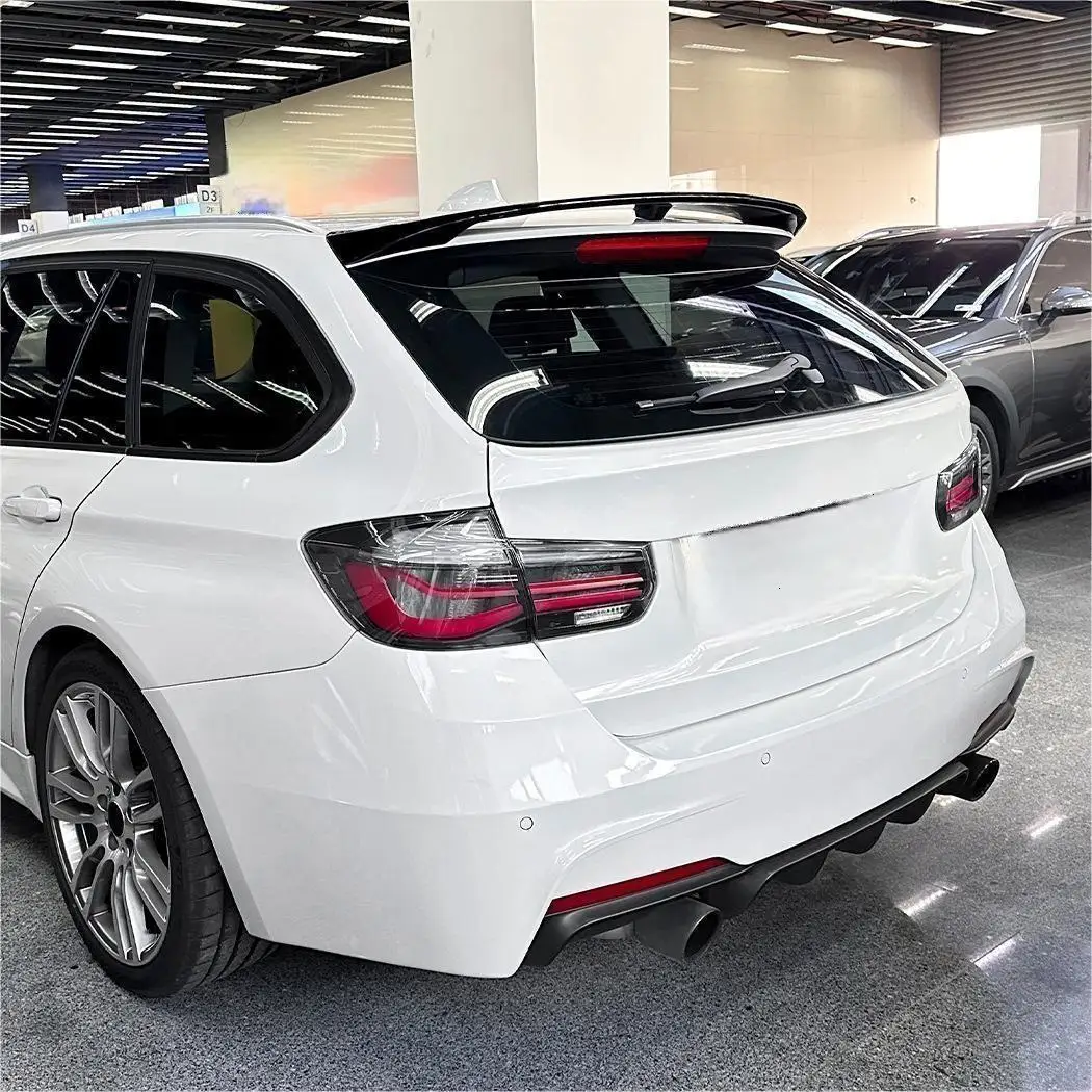 Фото Спойлер на крышку багажника в стиле MP для BMW 3 серии F31 Touring 320i 328i 330i 320d 330d 2012-2019, ABS, черный, тюнинг-комплект №1