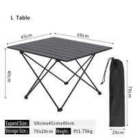 new ultra light self drive folding table portable camping table foldable hiking traveling outdoor garden bbq picnic table