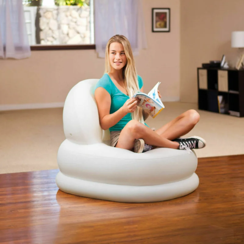 Креативный маленький диван для спальни балкона Одноместный шезлонг надувной