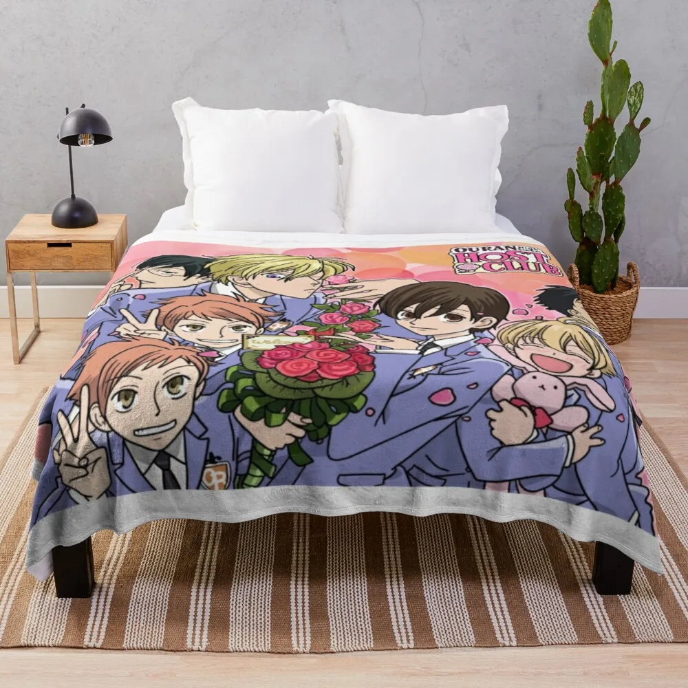 

Ouran High School Host Club Throw Blanket vintage blanket fluffy soft blankets