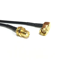 new modem extension cable sma male plug right angle switch sma female jack nut pigtail rg174 cable 20cm 8inch