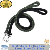 polyester dog harness leash for medium large dogs leads pet training running walking safety mountain climb dog leashes ropes sup
