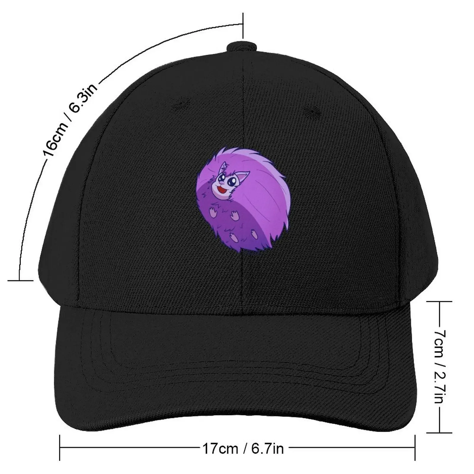 Бейсбольная кепка Pygmy Puff (фиолетовая) пляжная шляпа дропшиппинг термокозырек для