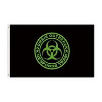 3x5 ft zombie outbeark flag polyester printed banner for decor