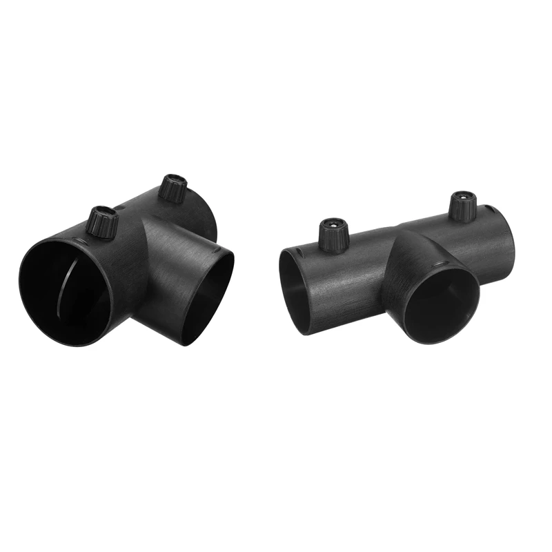 

T Shape Parking Heater Air Vent Exhaust Connector With Dual Regulating Valve Flap For Webasto Air Heater